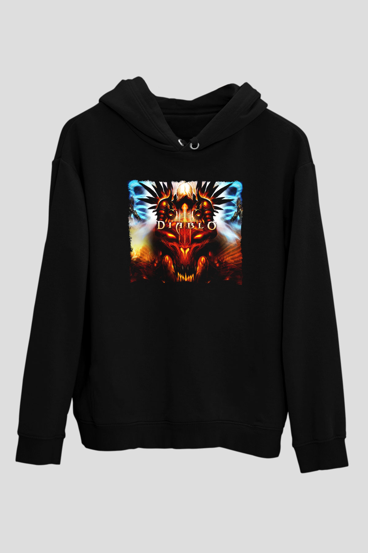 Diablo Siyah Unisex Hoodie