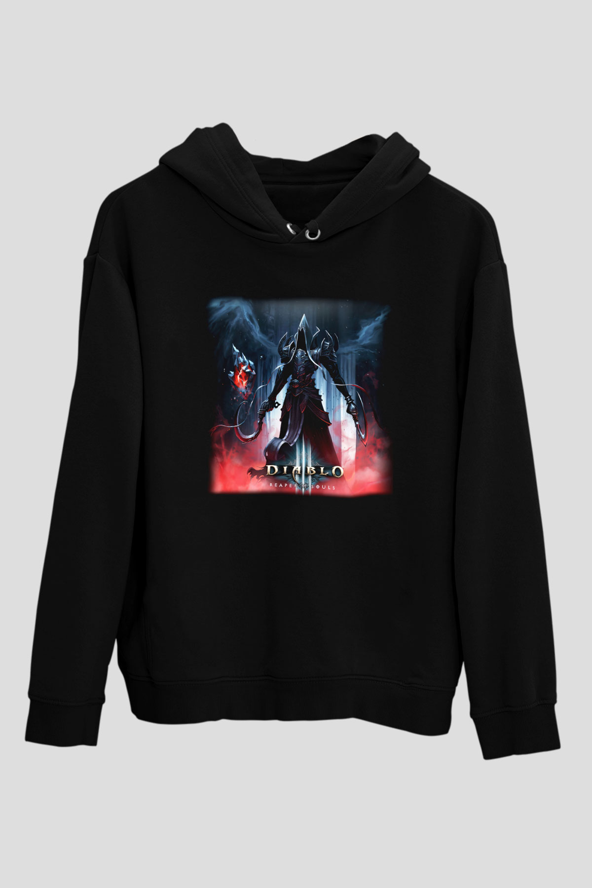 Diablo Siyah Unisex Hoodie