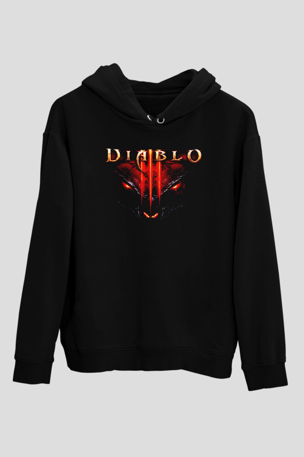 Diablo Siyah Unisex Hoodie