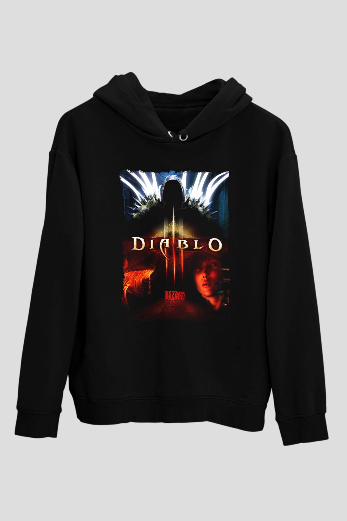 Diablo Siyah Unisex Hoodie