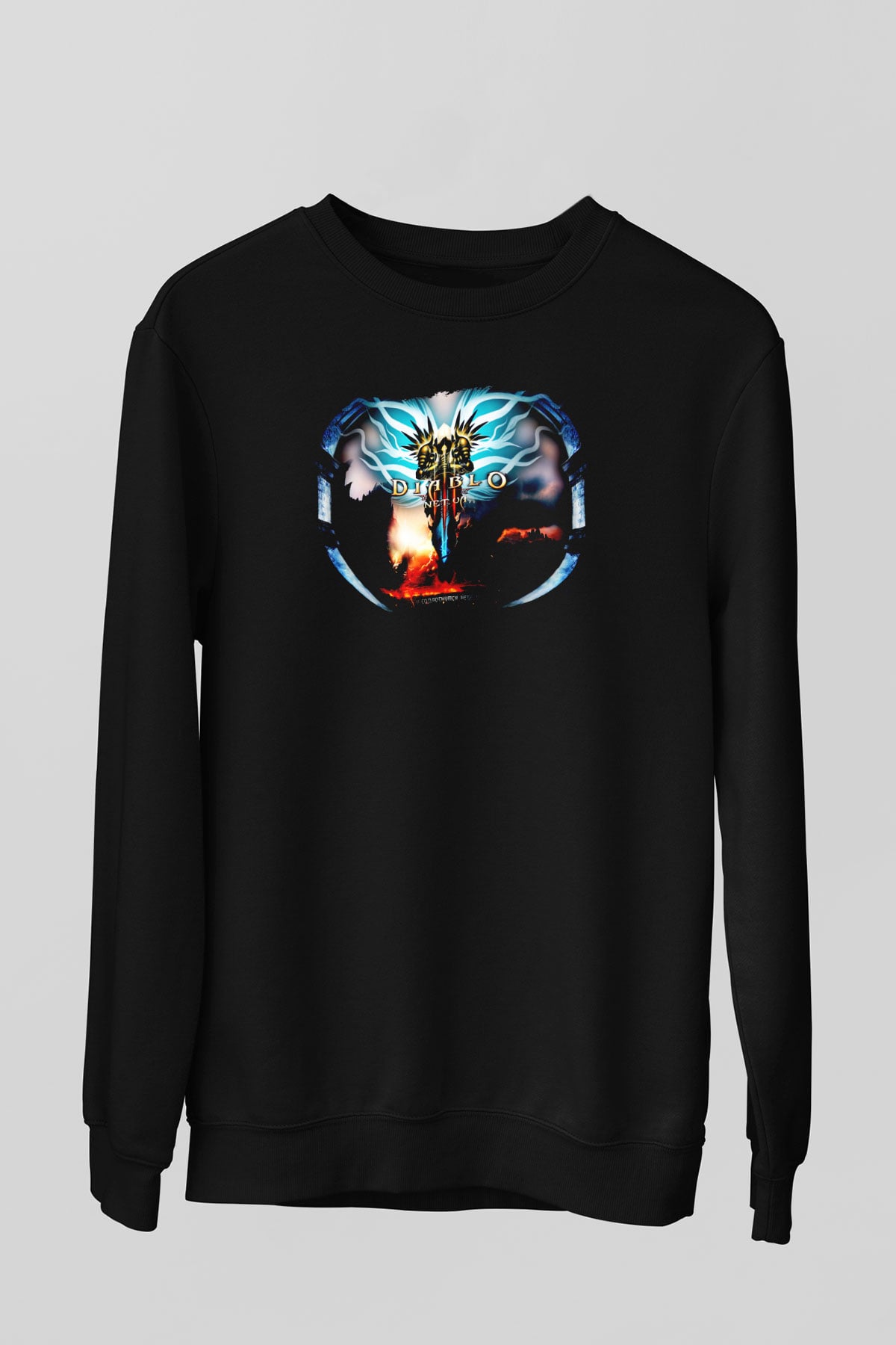 Diablo Siyah Unisex Sweatshirt