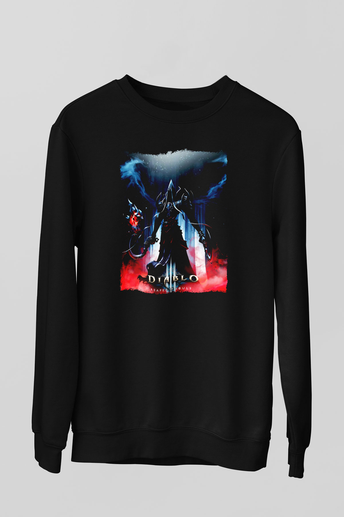 Diablo Siyah Unisex Sweatshirt