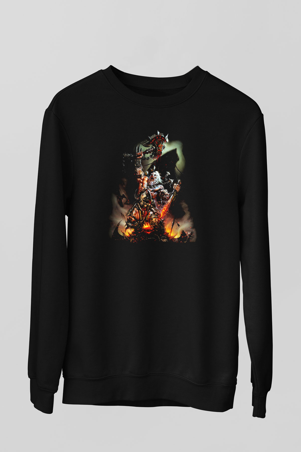 Diablo Siyah Unisex Sweatshirt