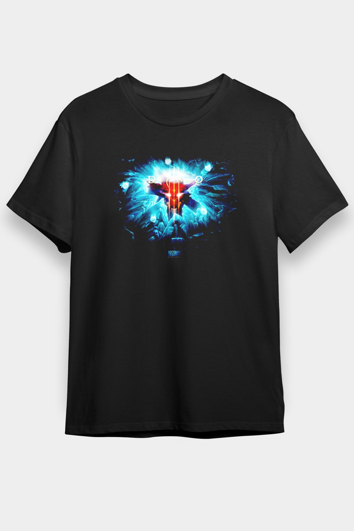 Diablo Siyah Unisex Tişört T-Shirt
