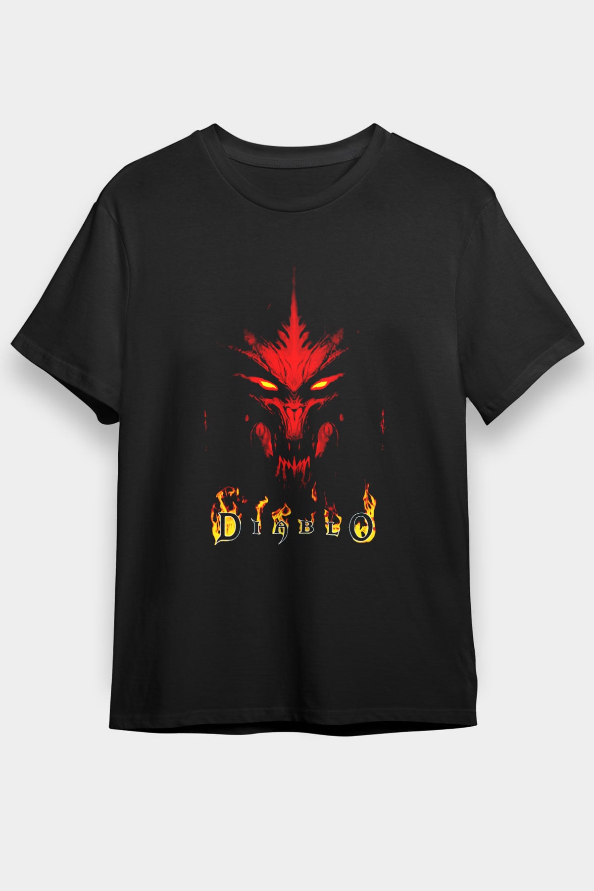 Diablo Siyah Unisex Tişört T-Shirt