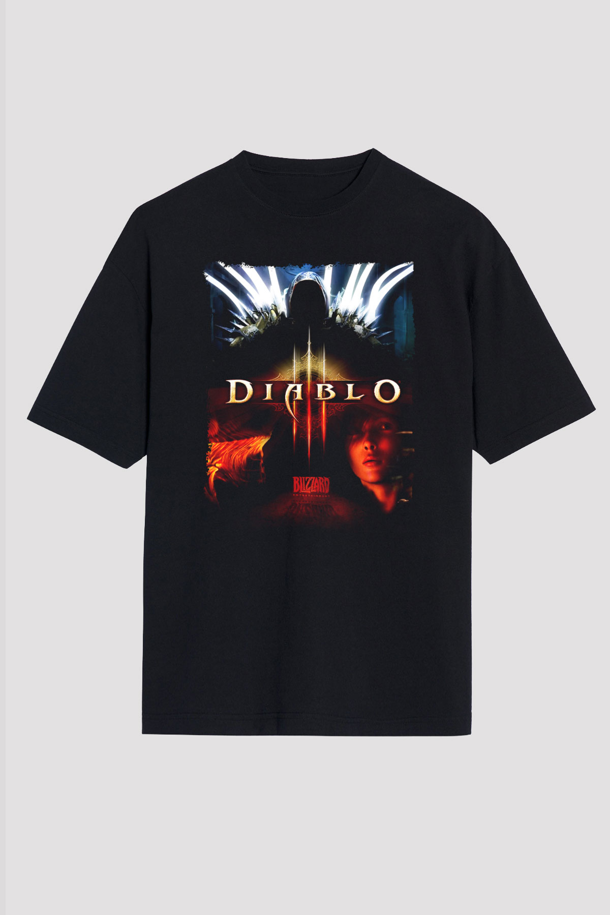 Diablo Siyah Unisex Tişört T-Shirt