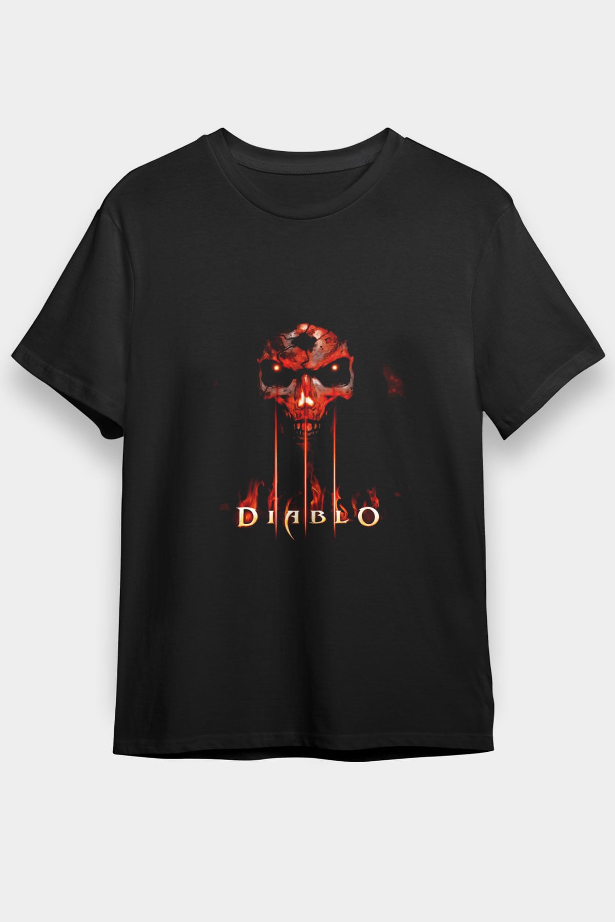 Diablo Siyah Unisex Tişört T-Shirt