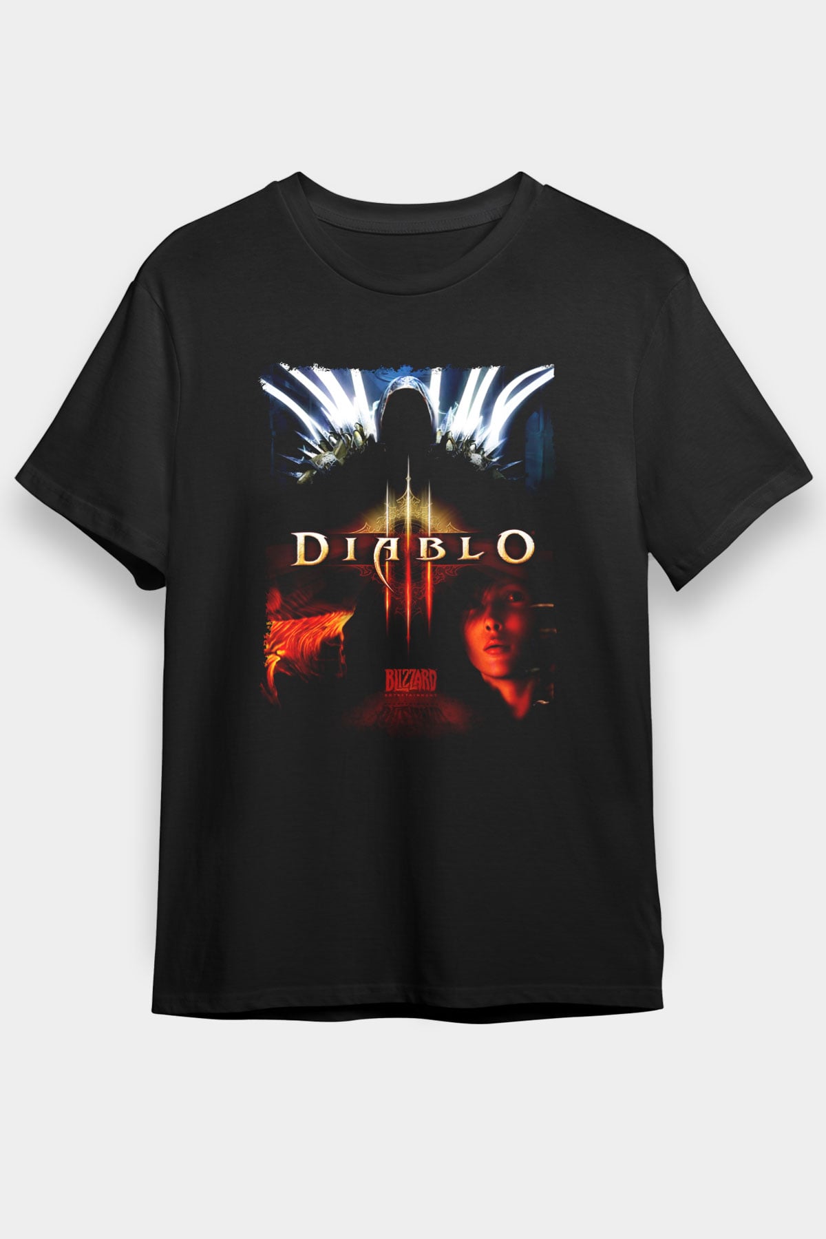Diablo Siyah Unisex Tişört T-Shirt