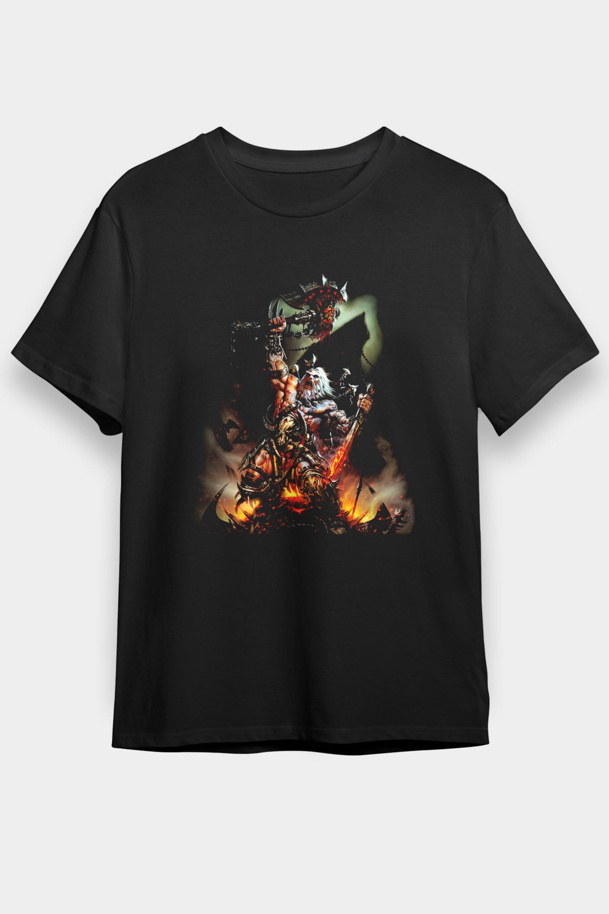 Diablo Siyah Unisex Tişört T-Shirt