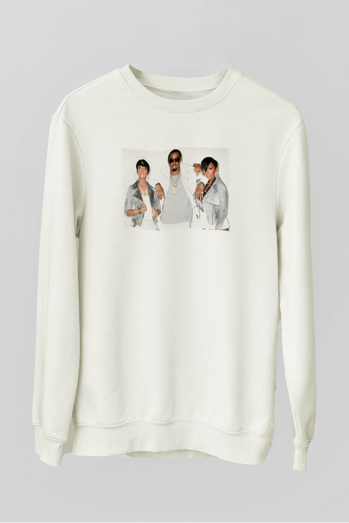 Diddy Beyaz Unisex Sweatshirt