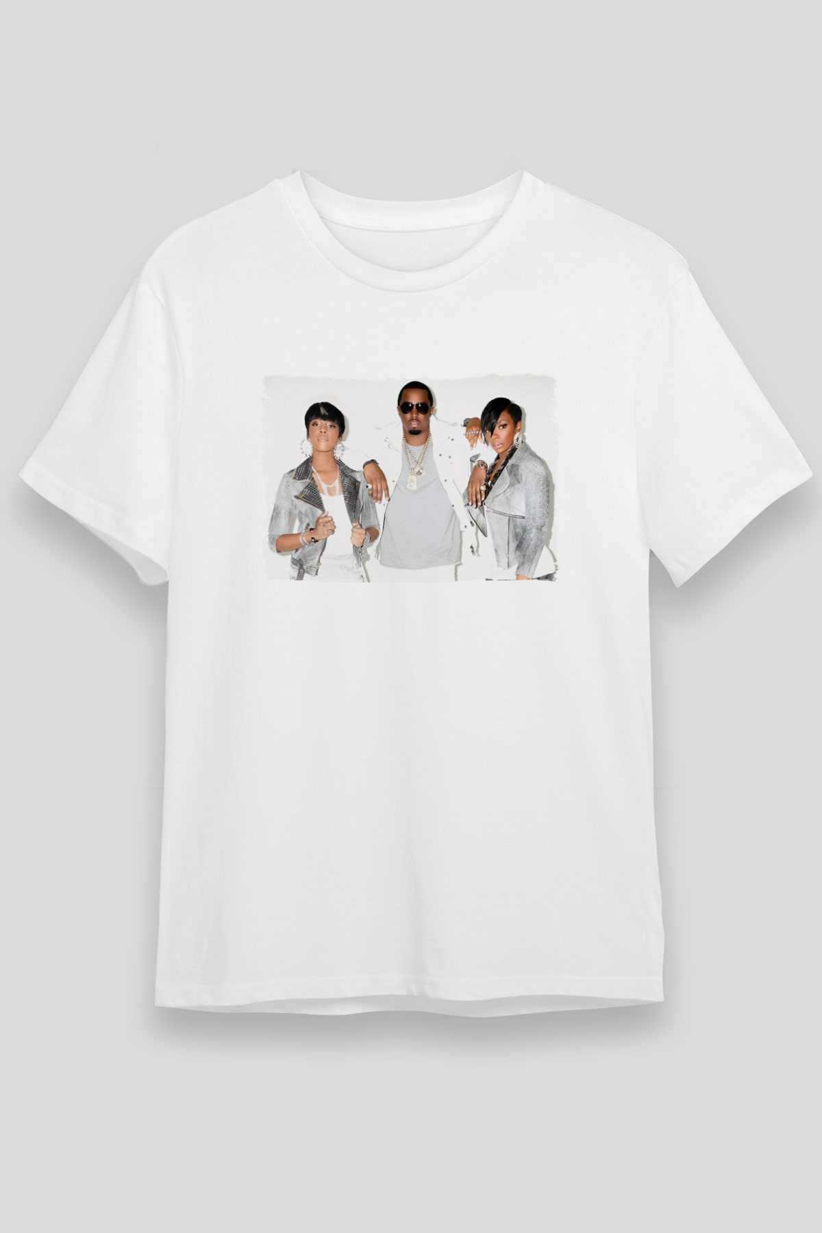 Diddy Beyaz Unisex Tişört T-Shirt - TişörtFabrikası