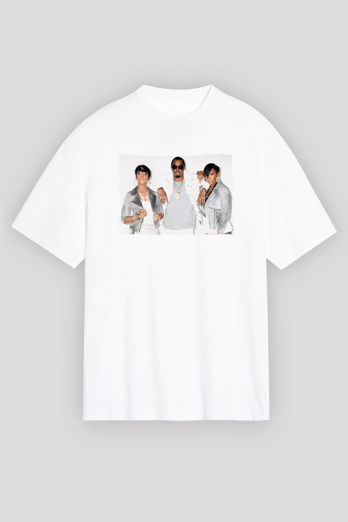 Diddy Beyaz Unisex Tişört T-Shirt - TişörtFabrikası