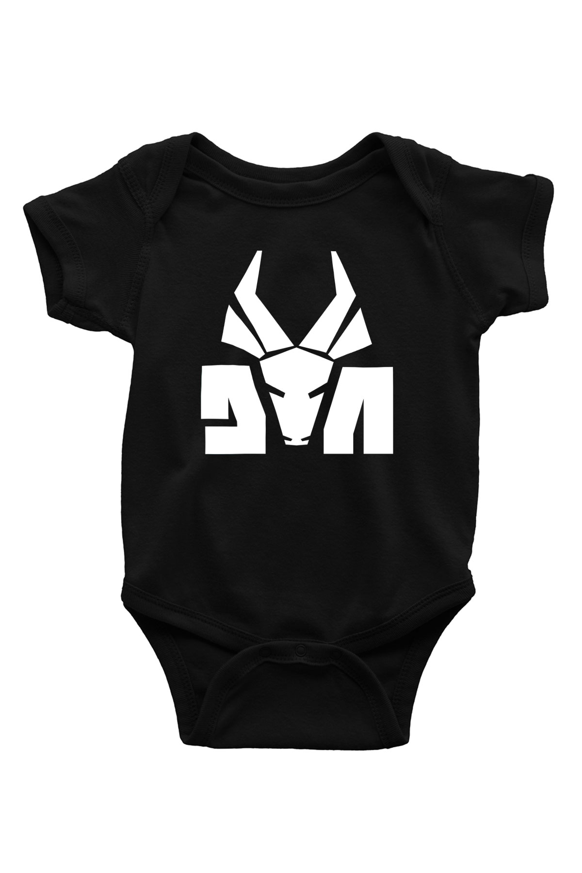 Die Antwoord Baskılı Unisex Siyah Bebek Body - Zıbın