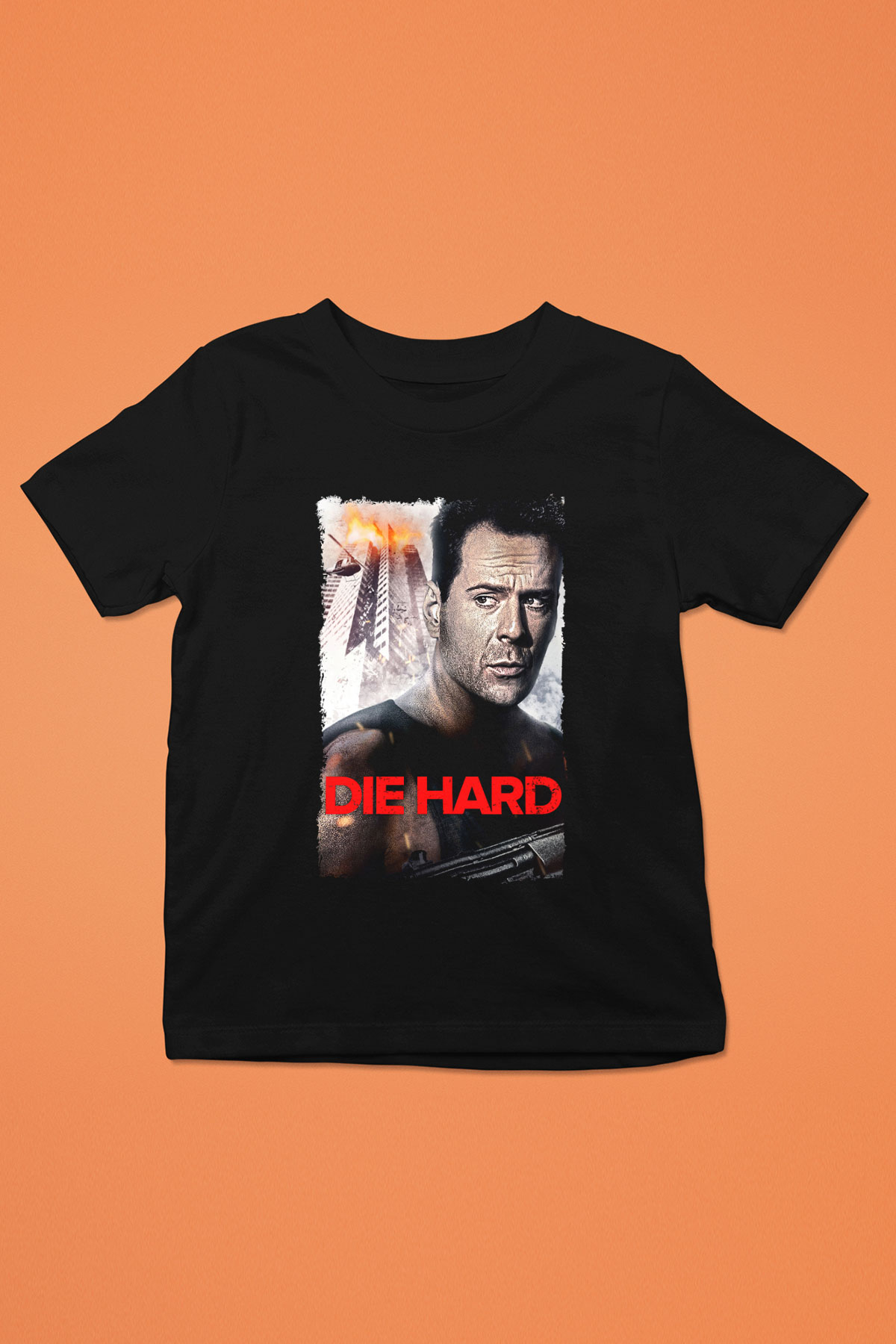 Die Hard Beyaz Unisex Çocuk Tişört
