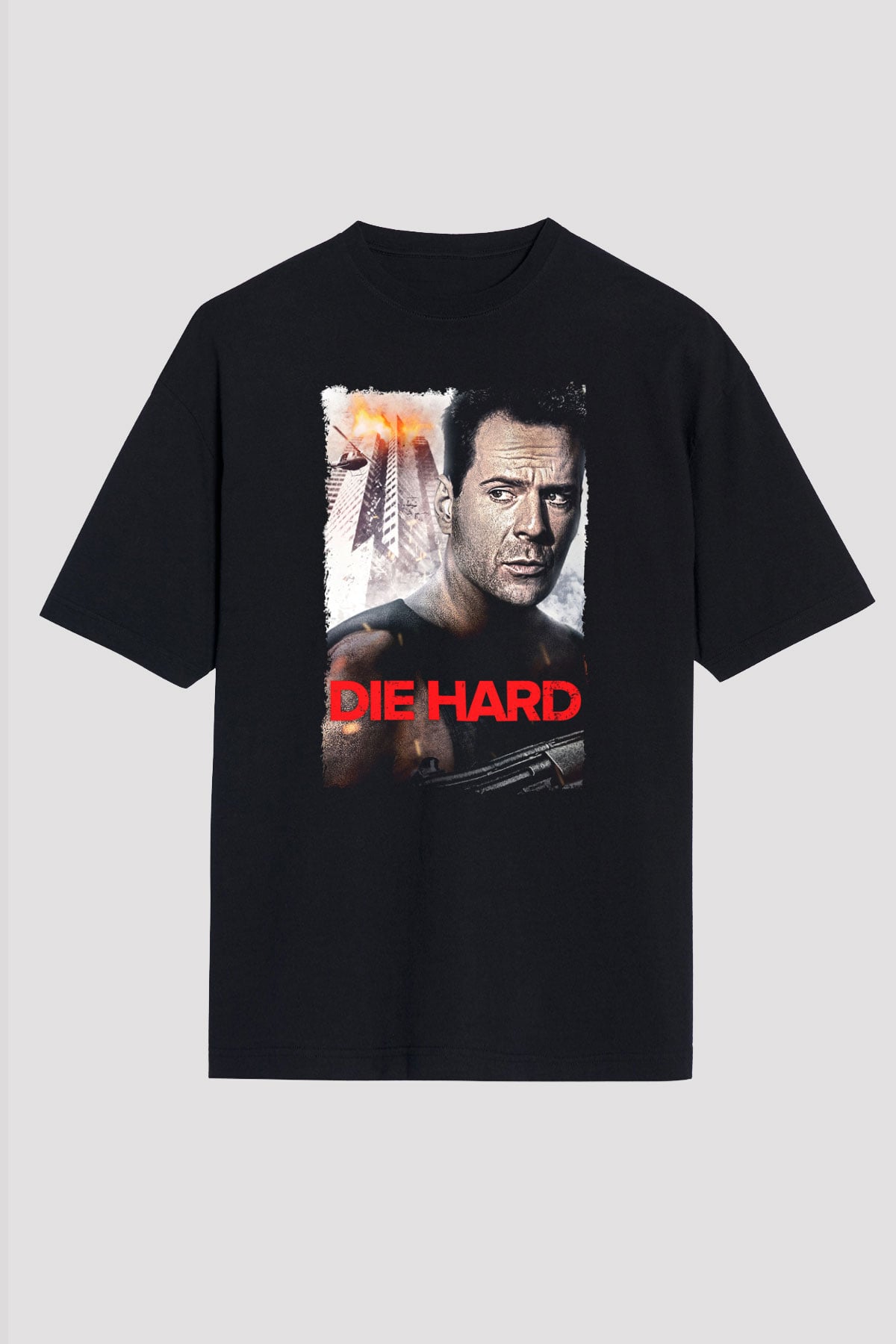 Die Hard Beyaz Unisex Tişört T-Shirt