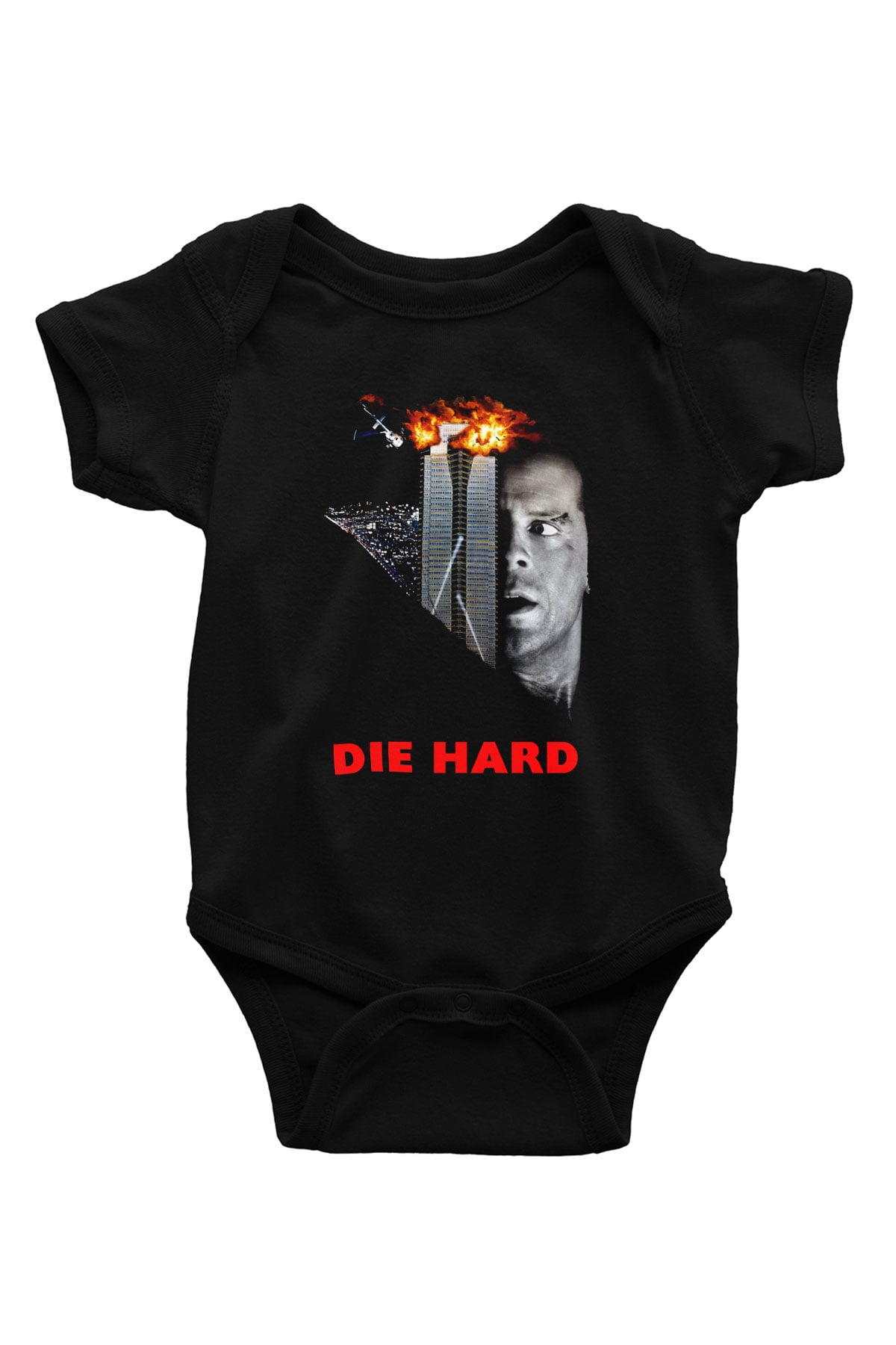Die Hard Siyah Bebek Body - Zıbın
