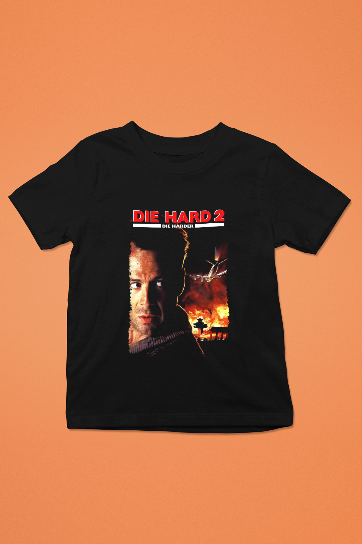 Die Hard Siyah Unisex Çocuk Tişört
