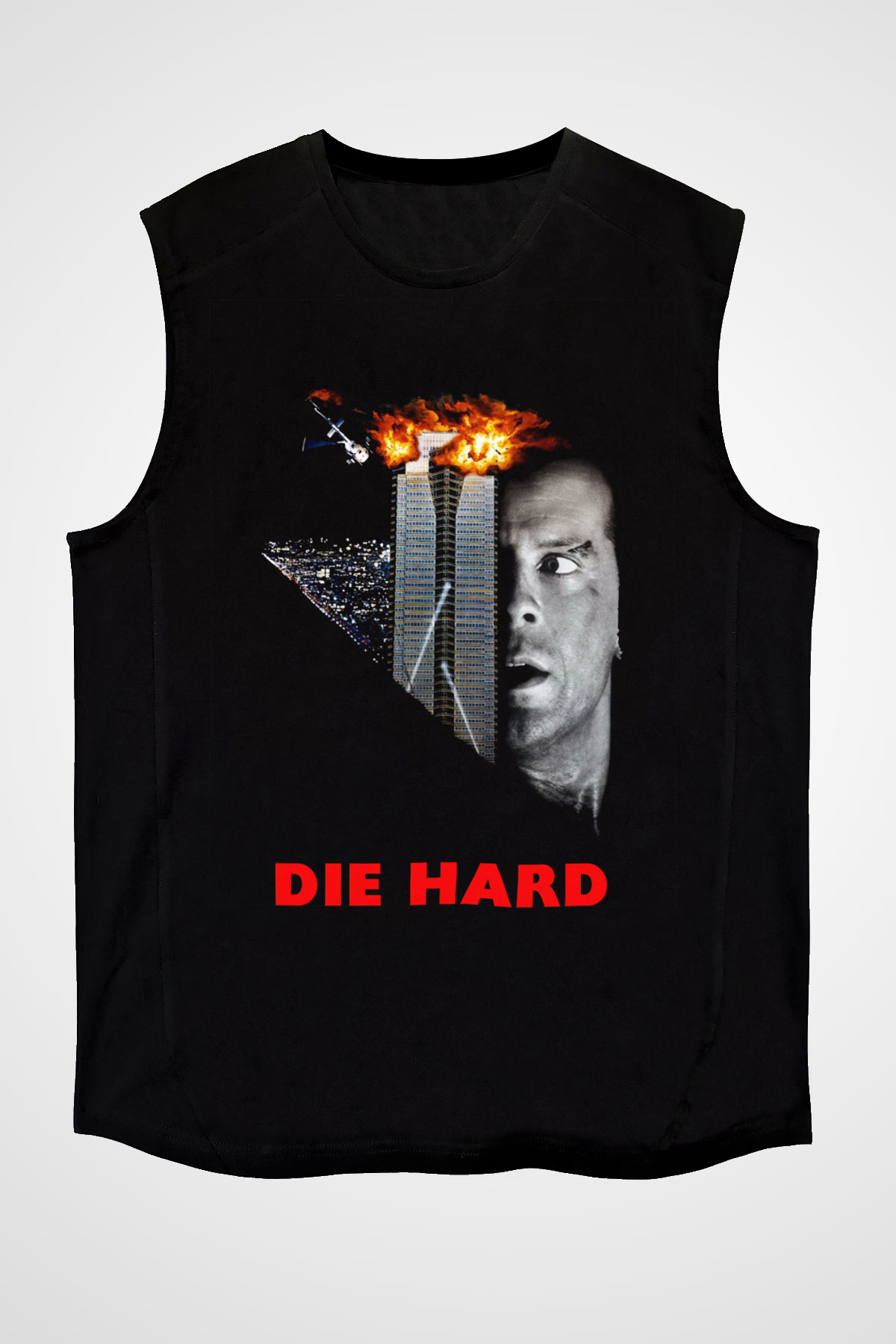 Die Hard Siyah Unisex Kolsuz Tişört