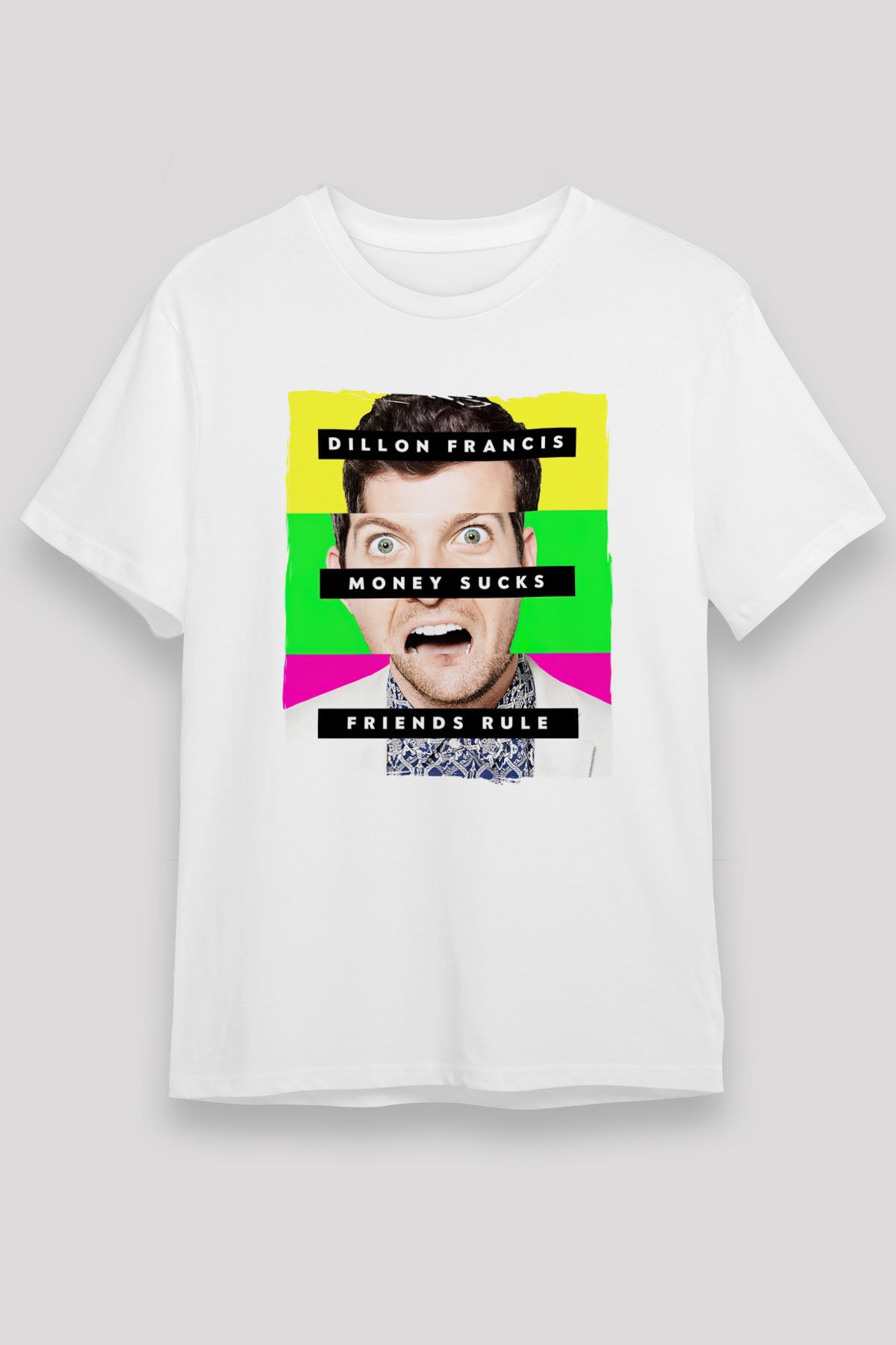 Dillion Francis White Unisex Tee - STREETWEAR