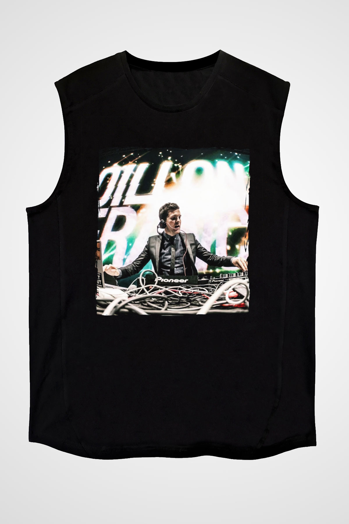 Dillion Francis Siyah Unisex Kolsuz Tişört