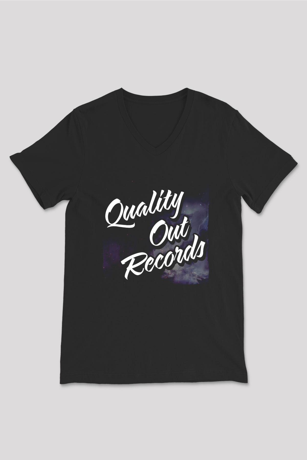 Dillion Francis Siyah Unisex V Yaka Tişört