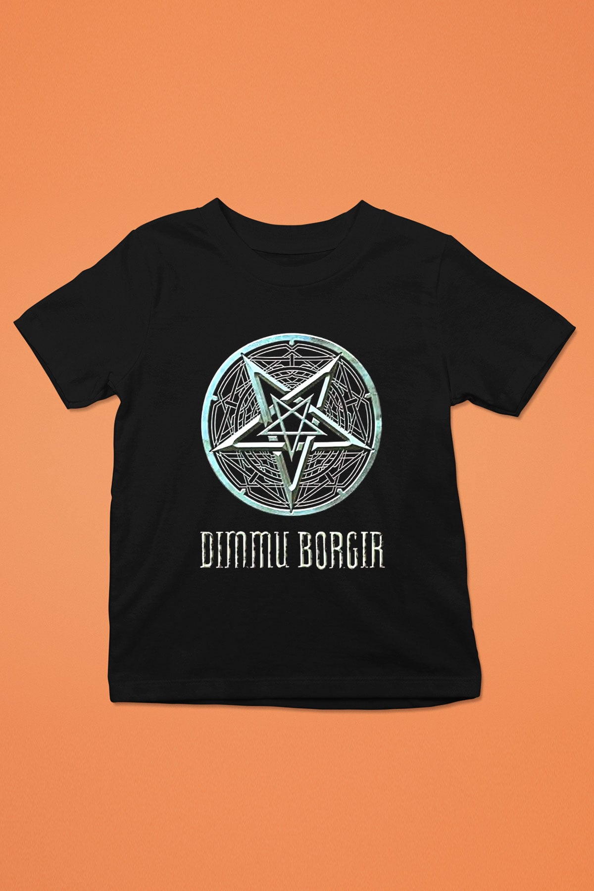 Dimmu Borgir Baskılı Unisex Siyah Çocuk Tişört - Tshirt
