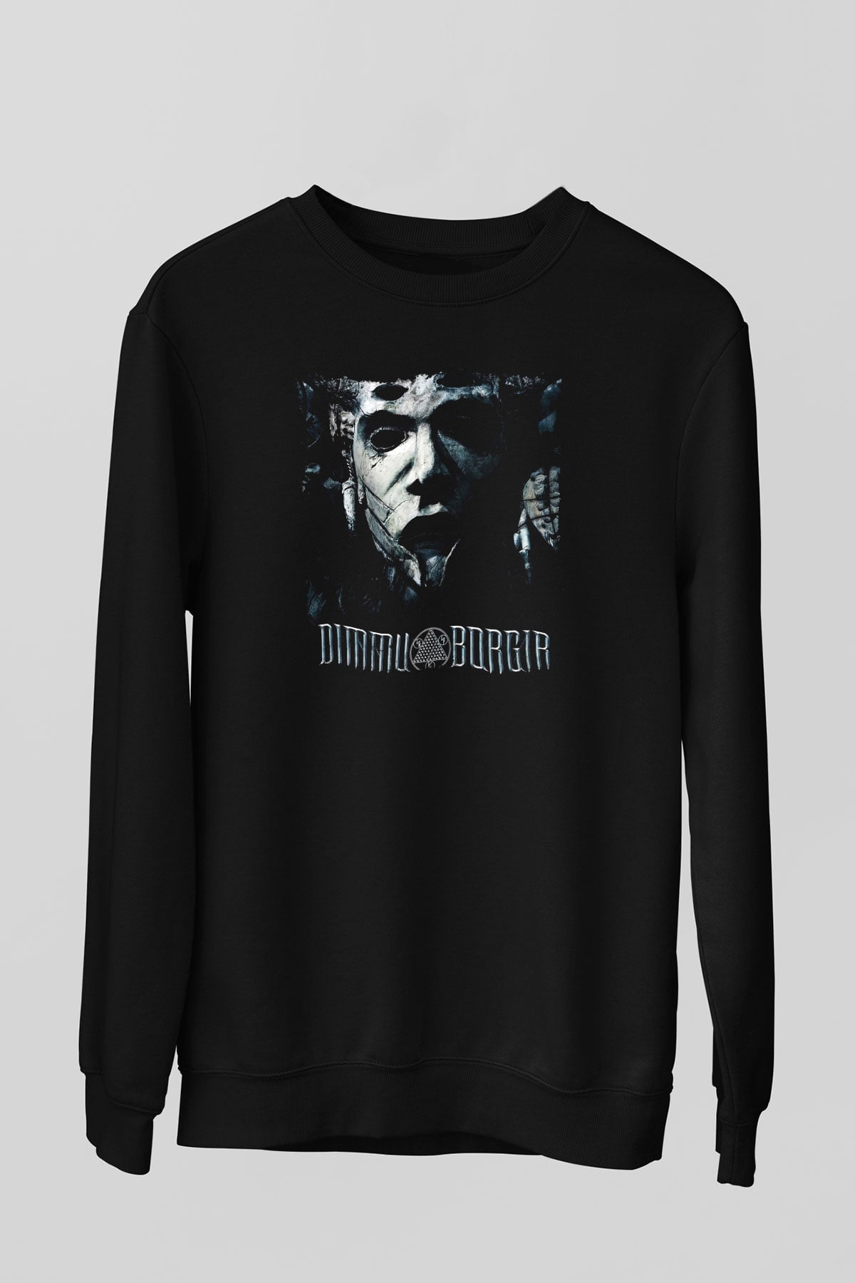 Dimmu Borgir Baskılı Unisex Siyah Sweatshirt