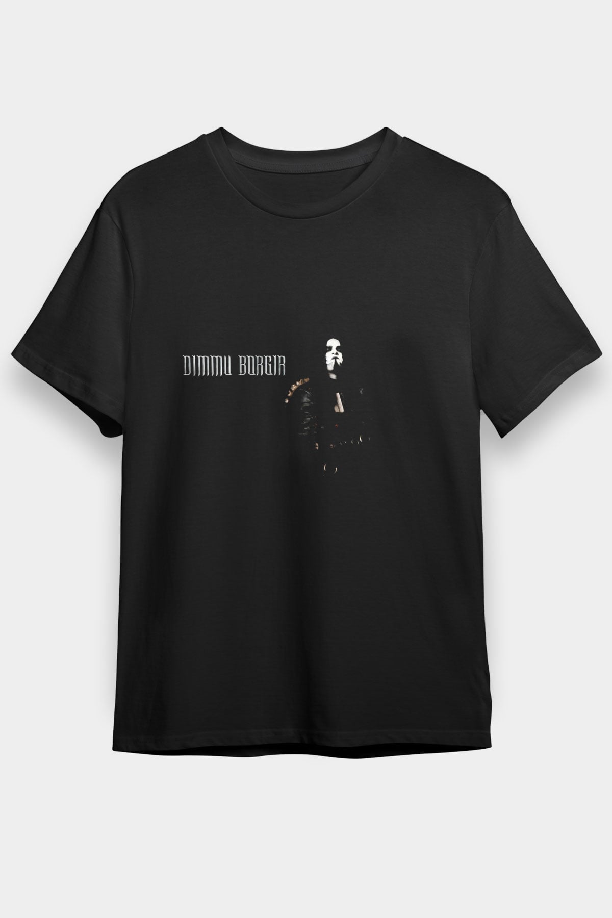 Dimmu Borgir Baskılı Unisex Siyah Tişört - Tshirt