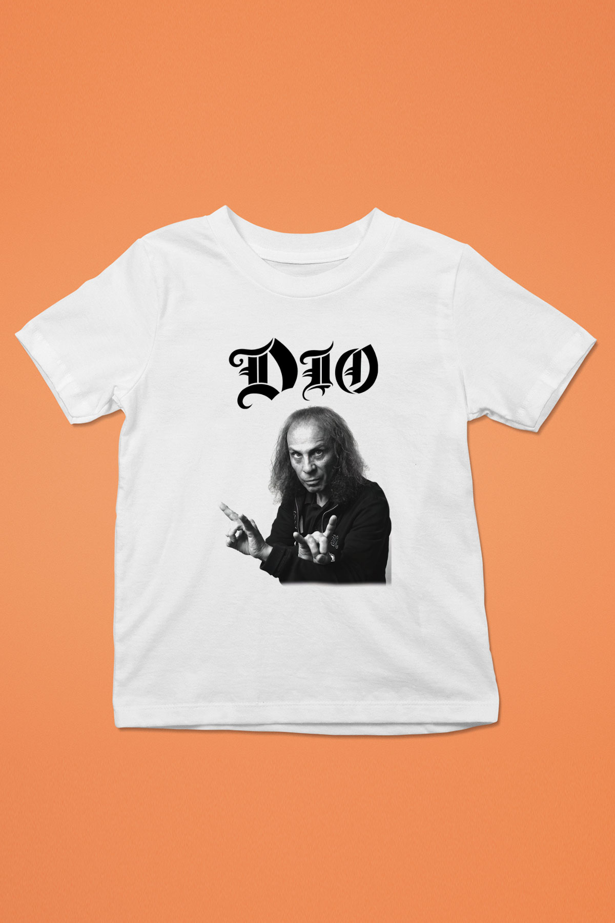 Dio Baskılı Beyaz Unisex Çocuk Tişört