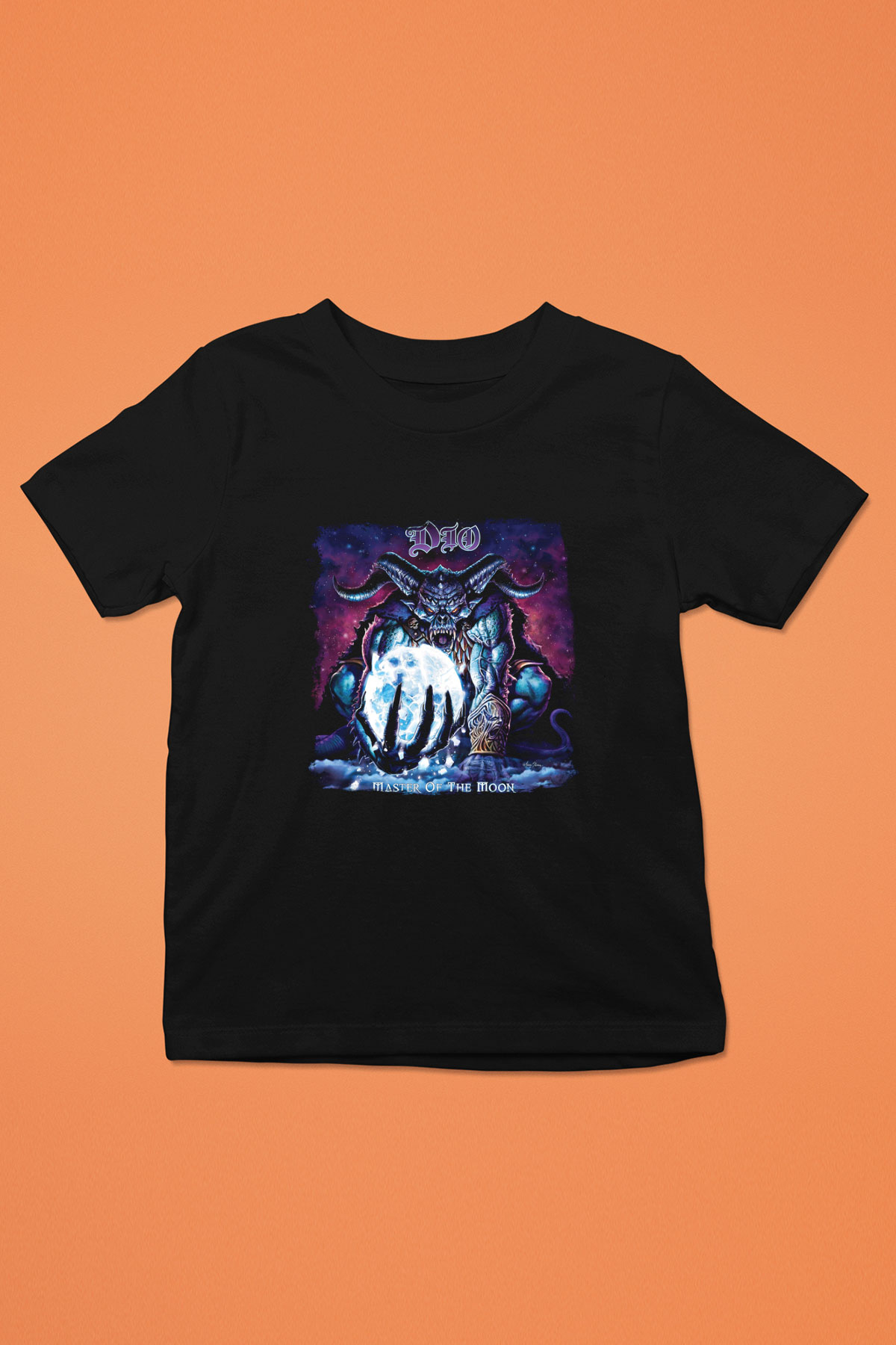 Dio Baskılı Unisex Siyah Çocuk Tişört
