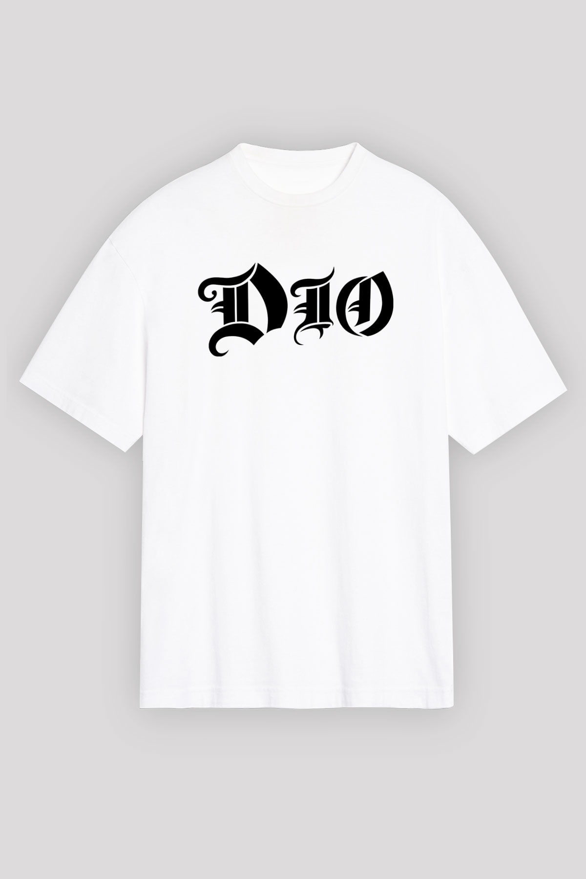 Dio Beyaz Unisex Oversize Tişört T-Shirt