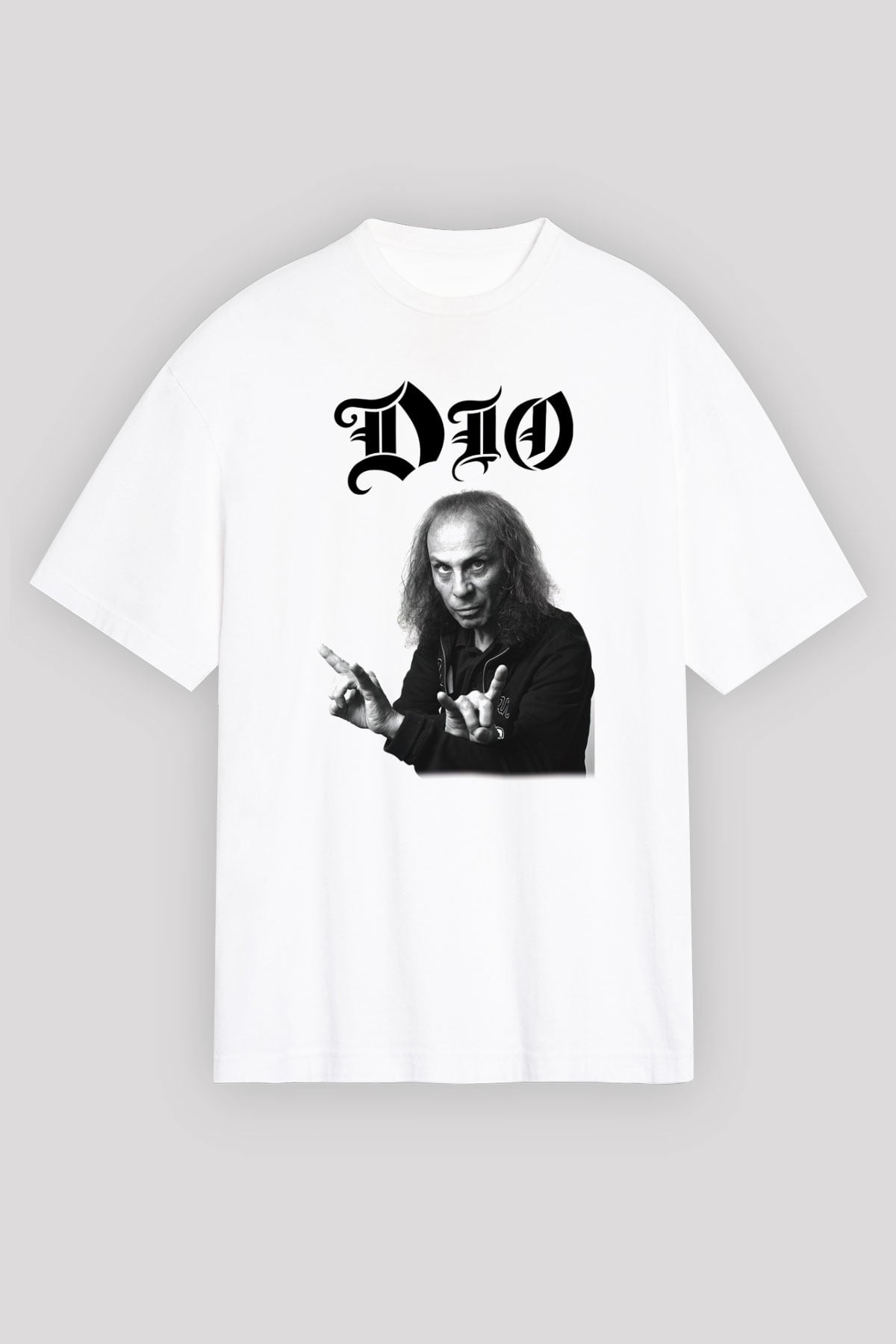 Dio Beyaz Unisex Oversize Tişört T-Shirt
