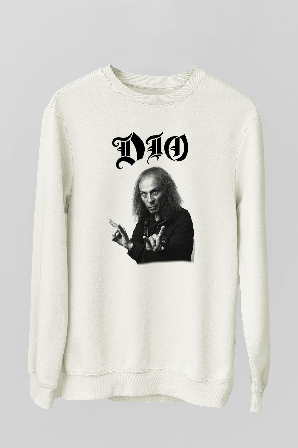 Dio Beyaz Unisex Sweatshirt