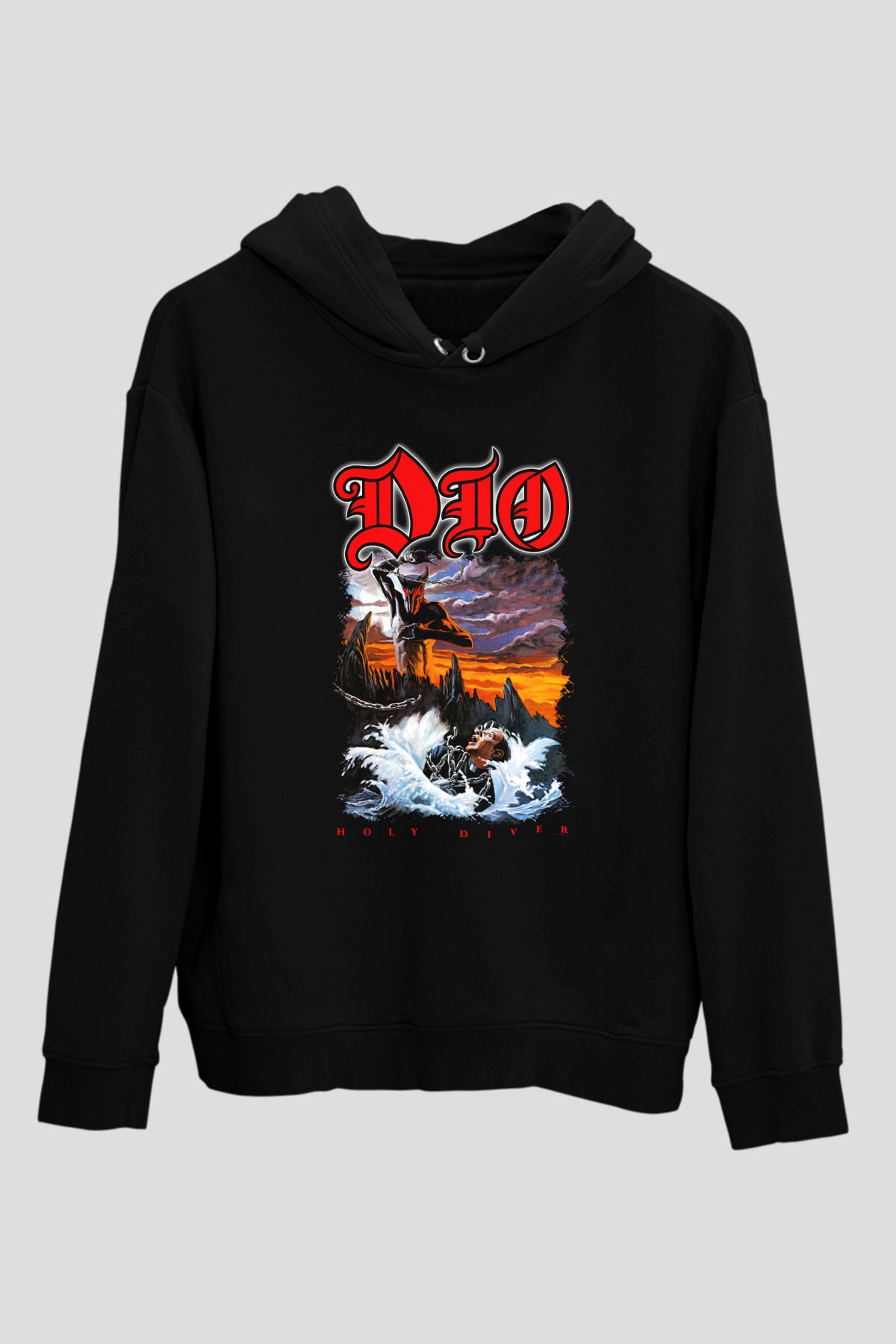 Dio Siyah Unisex Hoodie