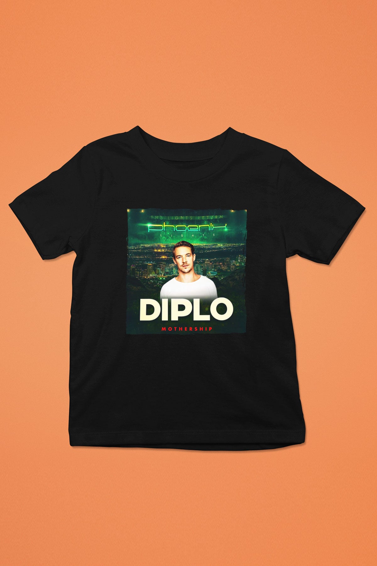 Diplo Siyah Unisex Çocuk Tişört
