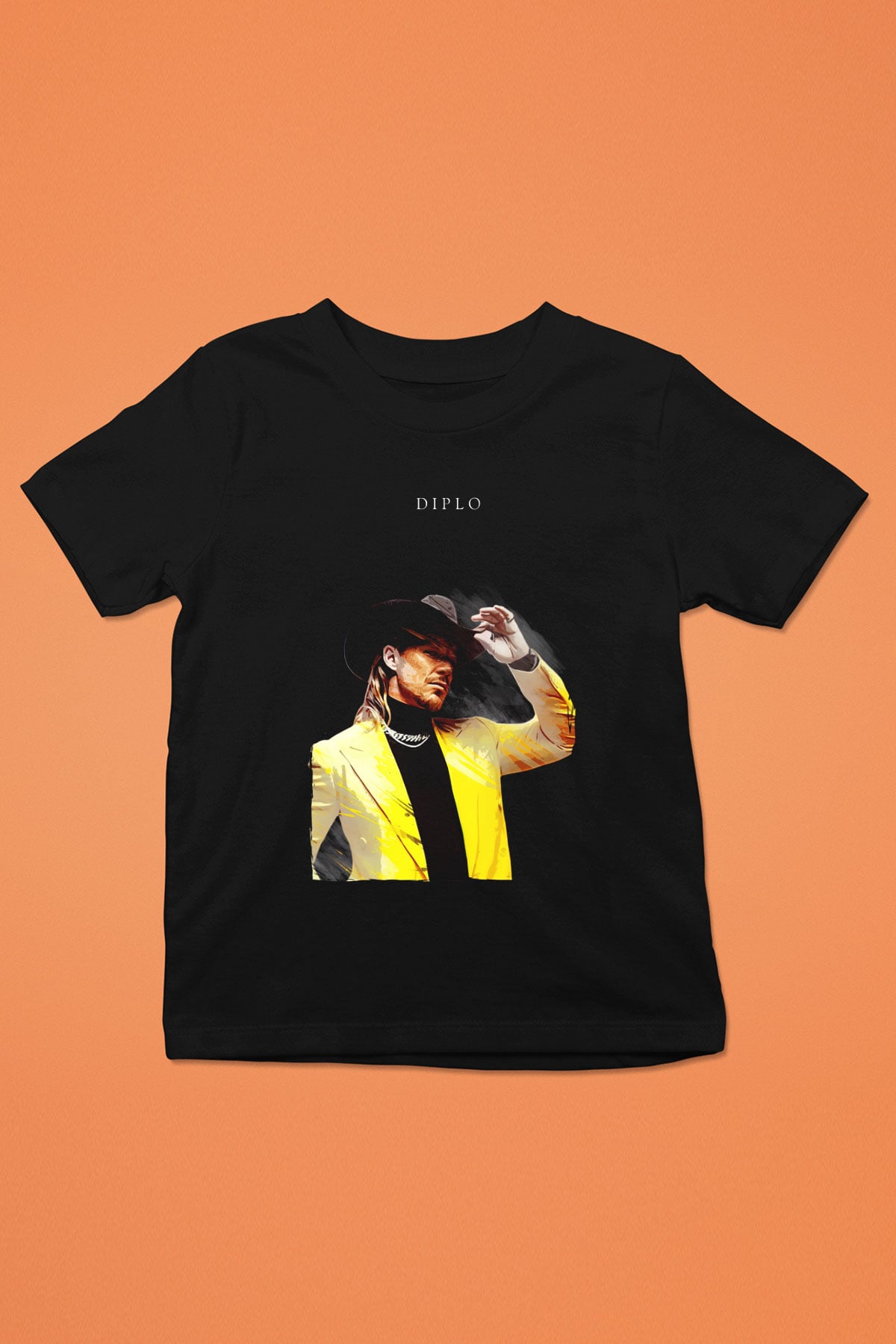 Diplo Siyah Unisex Çocuk Tişört