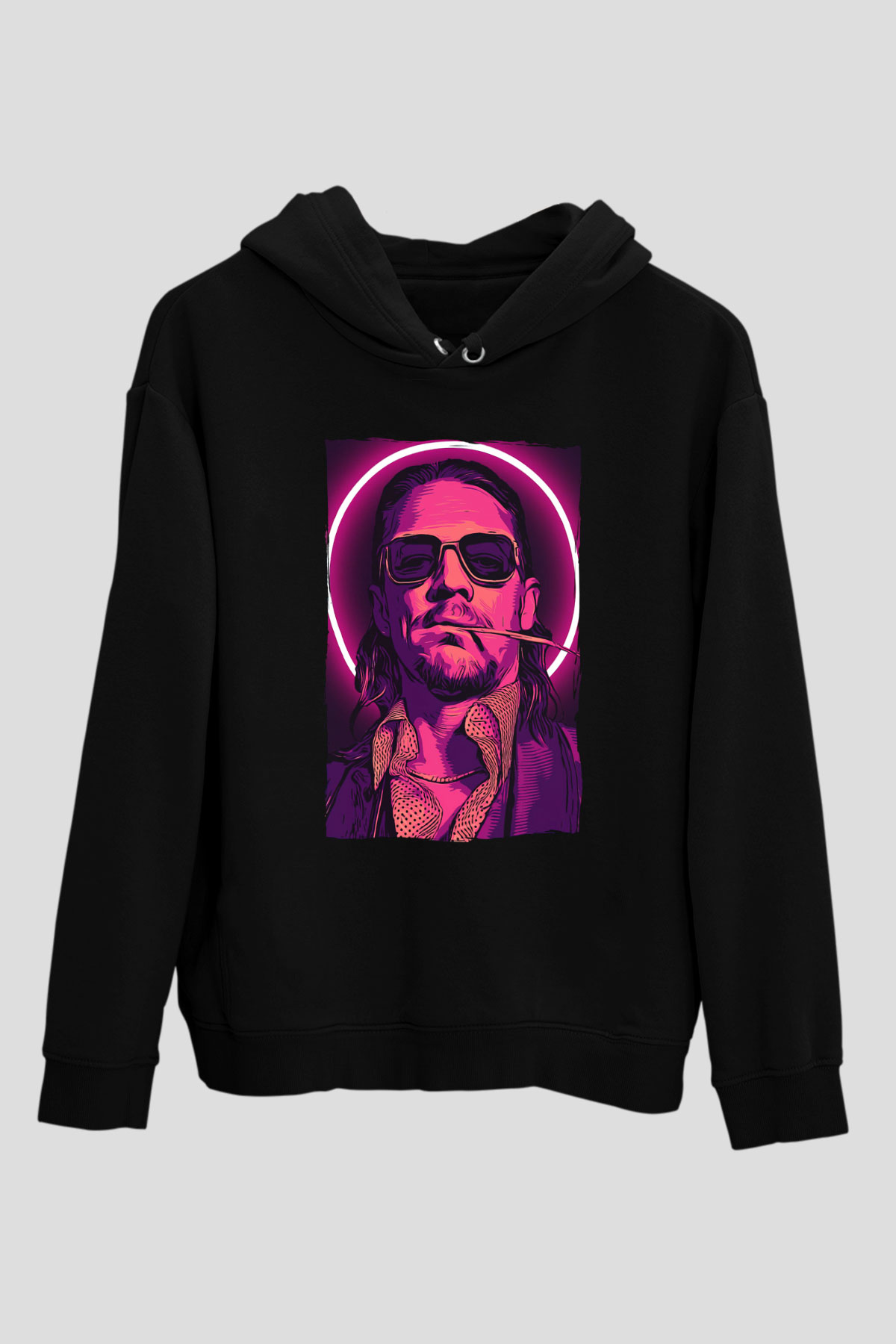 Diplo Siyah Unisex Kapüşonlu Sweatshirt