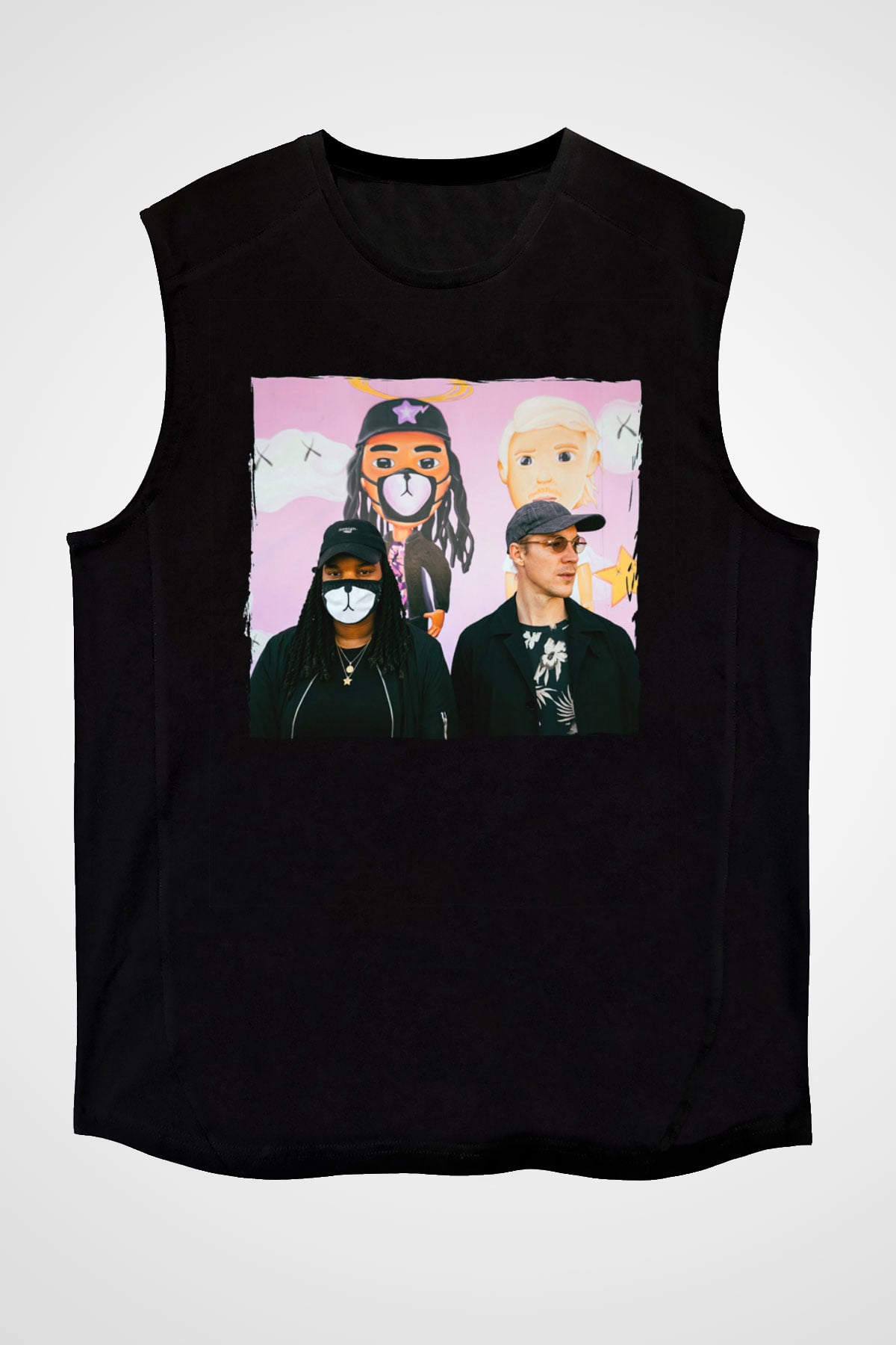 Diplo Siyah Unisex Kolsuz Tişört