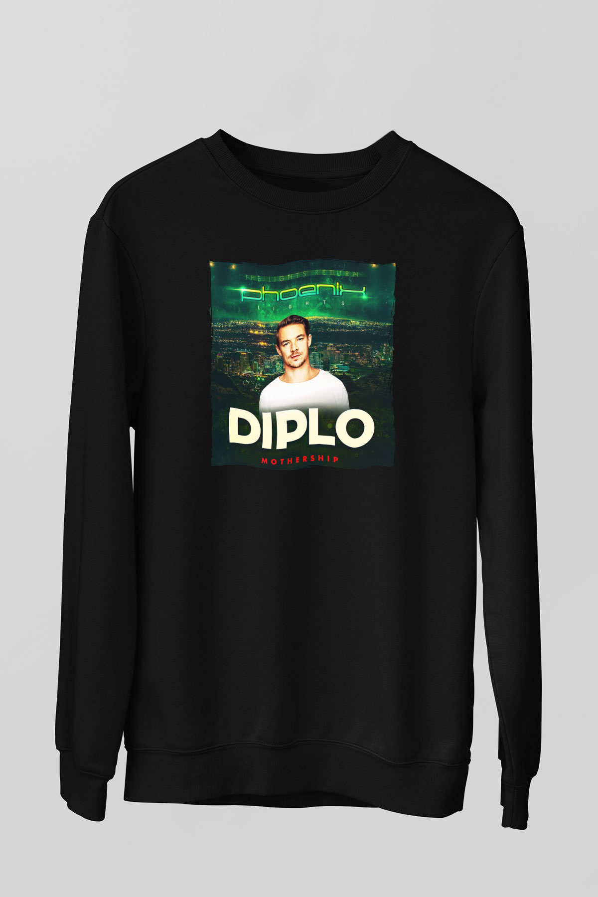 Diplo Siyah Unisex Sweatshirt