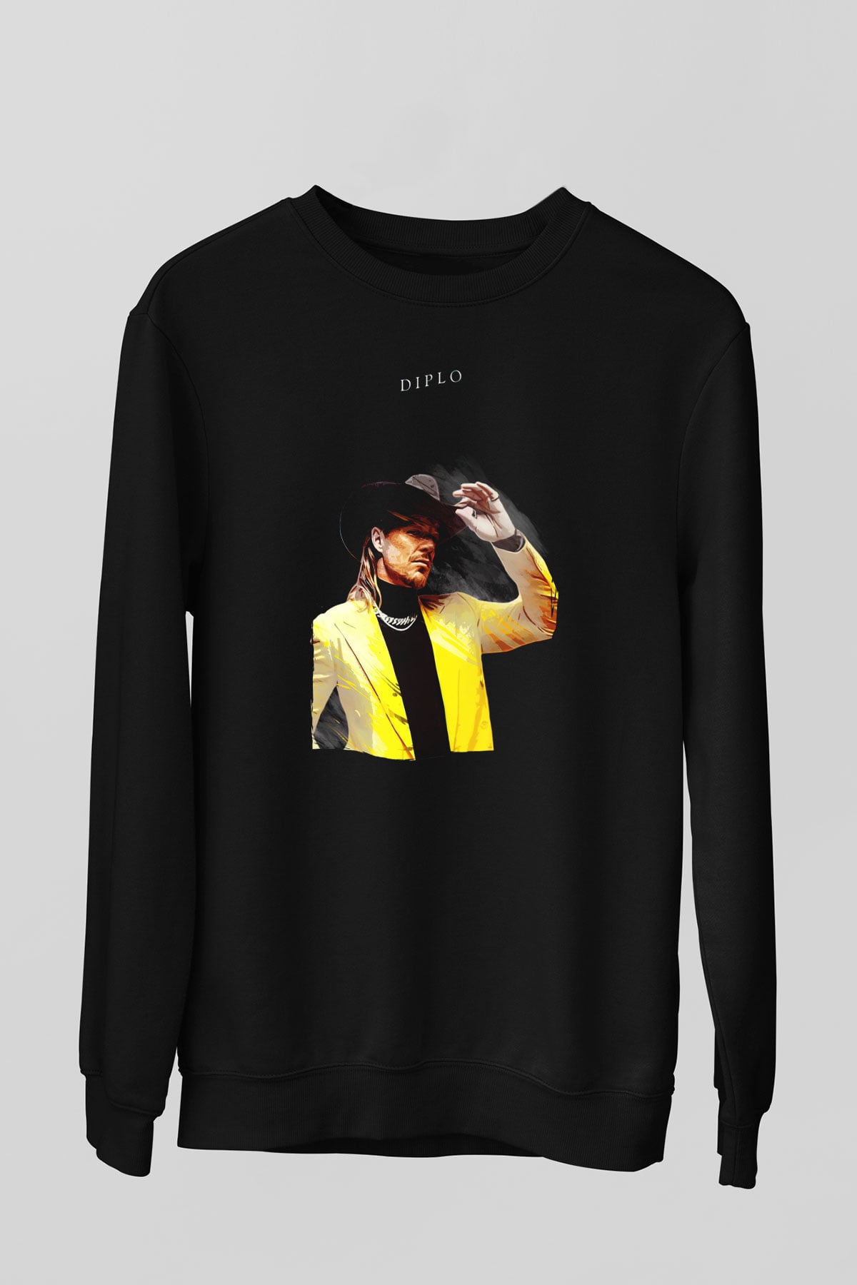 Diplo Siyah Unisex Sweatshirt