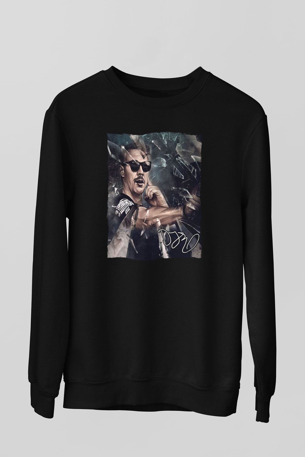 Diplo Siyah Unisex Sweatshirt