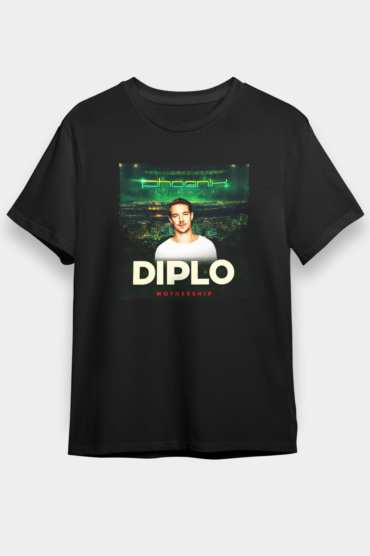 Diplo Siyah Unisex Tişört T-Shirt - TişörtFabrikası