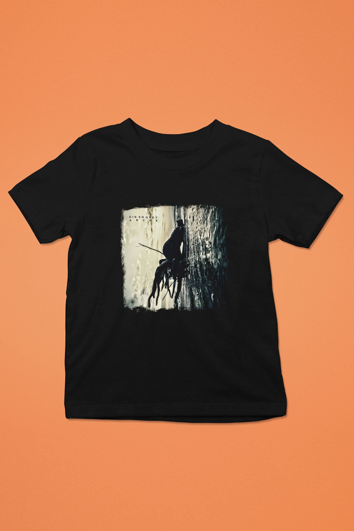 Dir En Grey Baskılı Unisex Siyah Çocuk Tişört