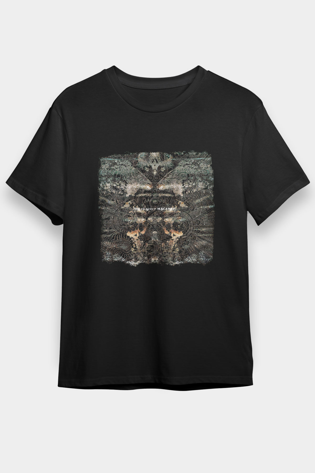 Dir En Grey Baskılı Unisex Siyah Tişört