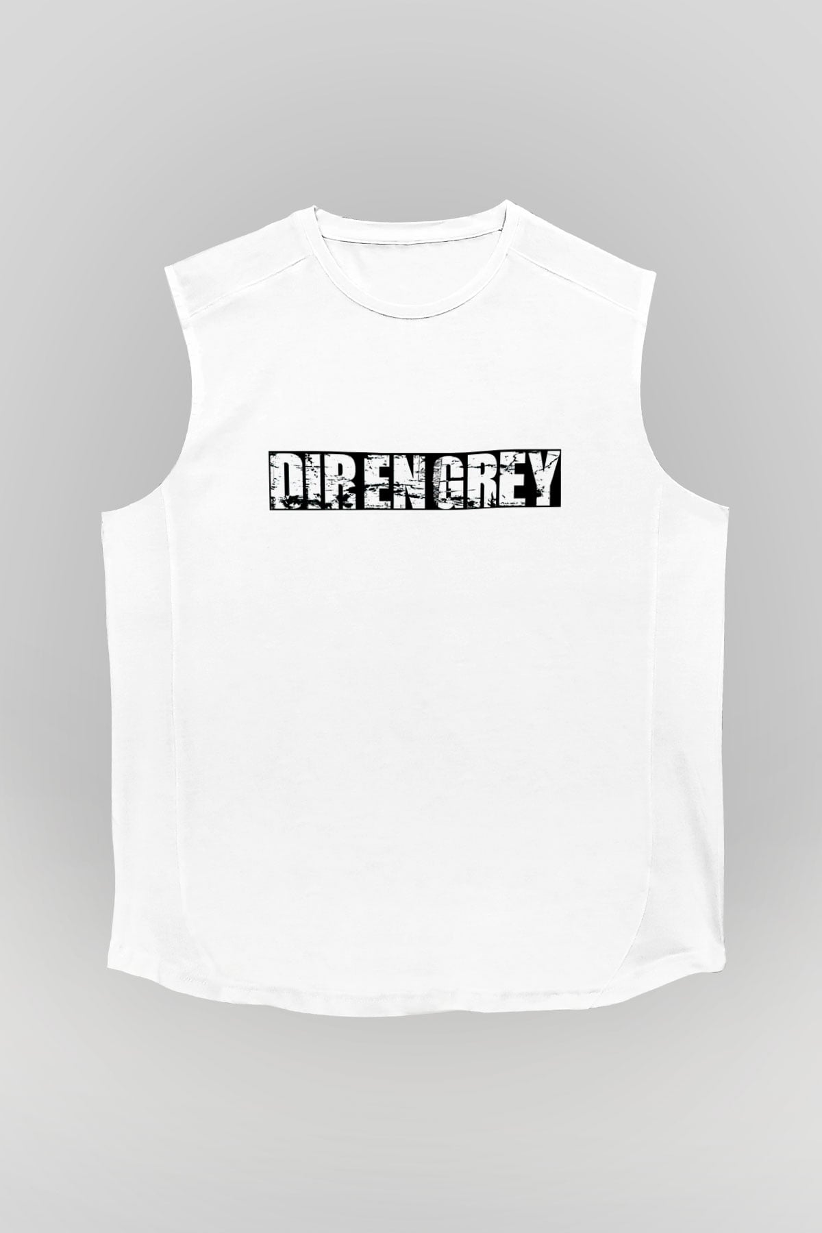 Dir En Grey Beyaz Unisex Kolsuz Tişört