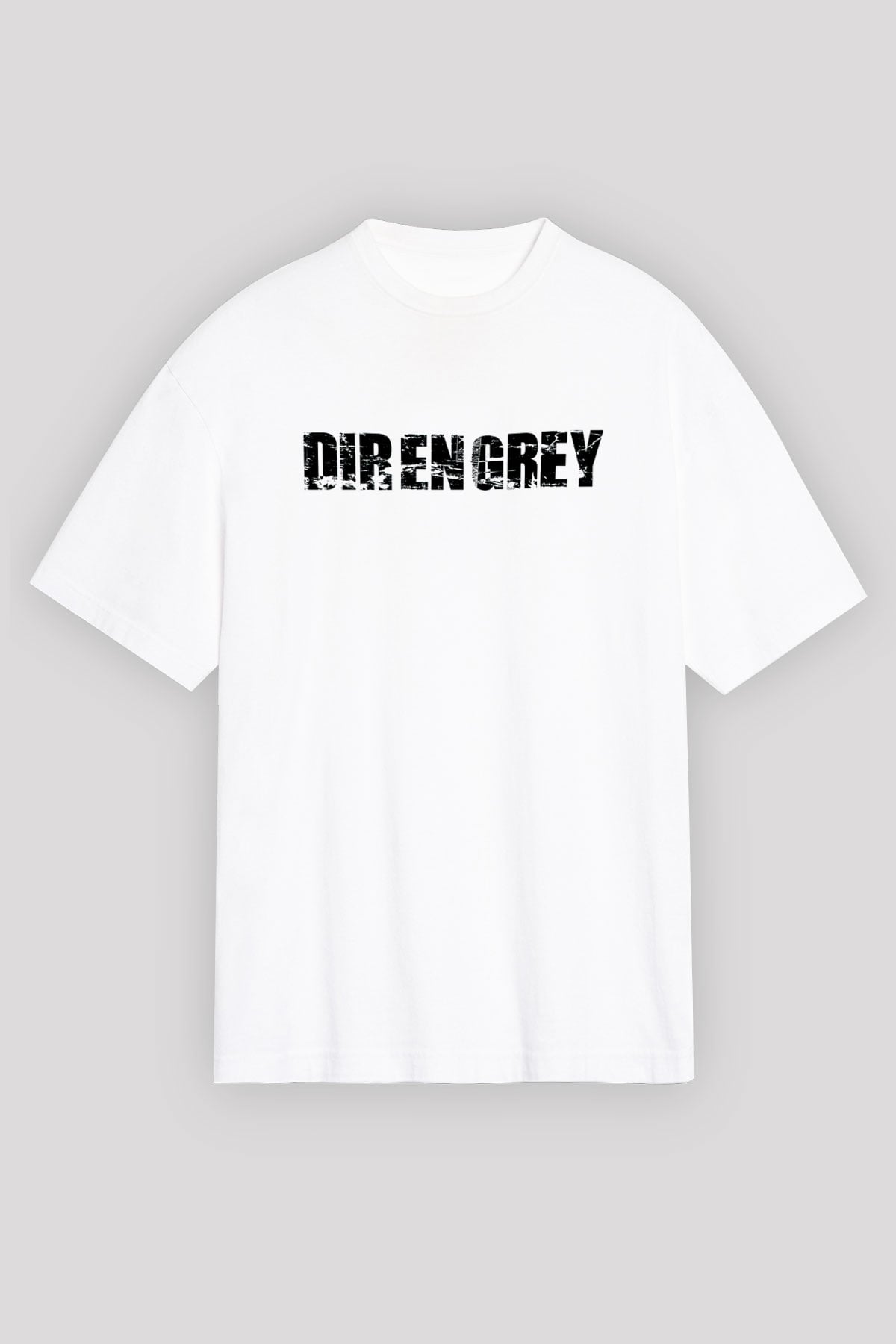 Dir En Grey Beyaz Unisex Oversize Tişört T-Shirt