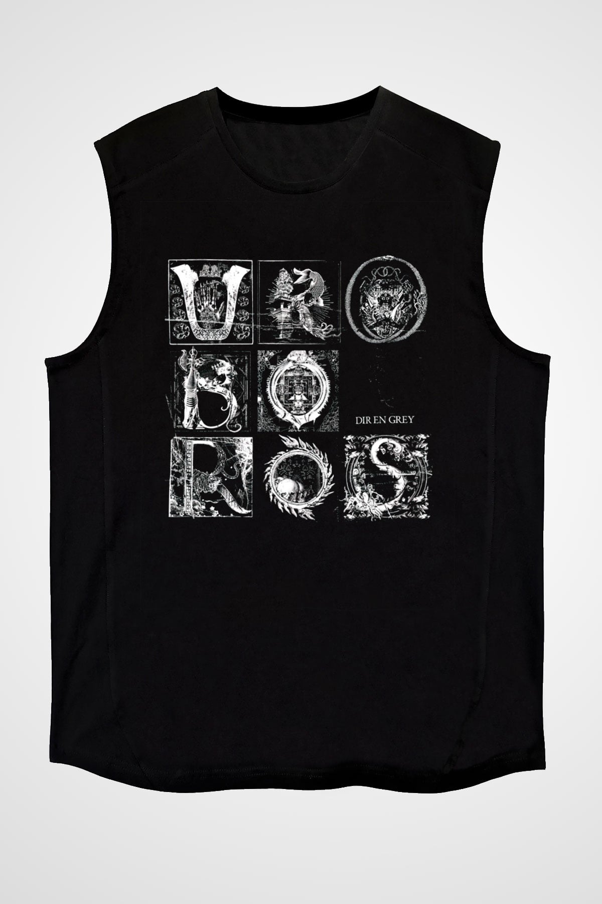 Dir En Grey Siyah Unisex Kolsuz Tişört