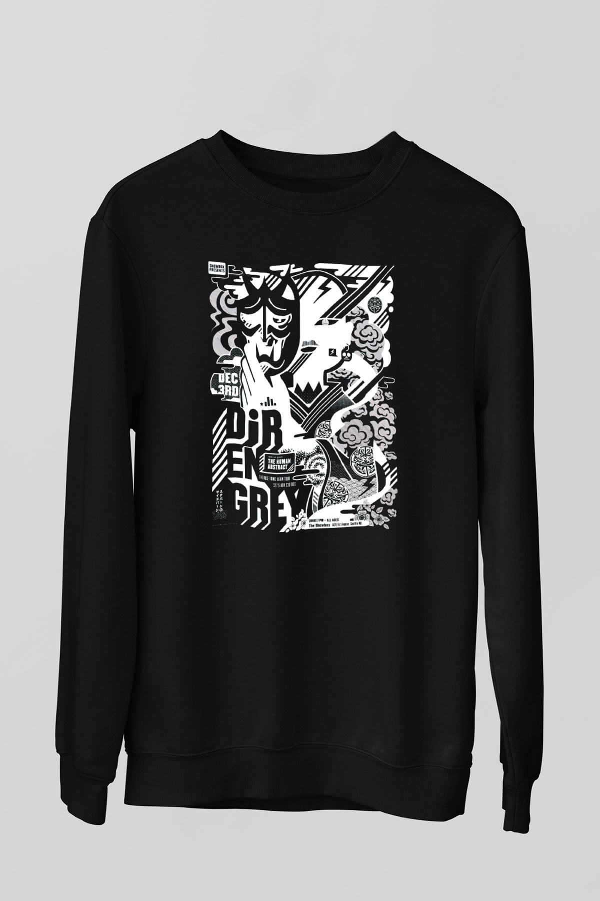 Dir En Grey Siyah Unisex Sweatshirt