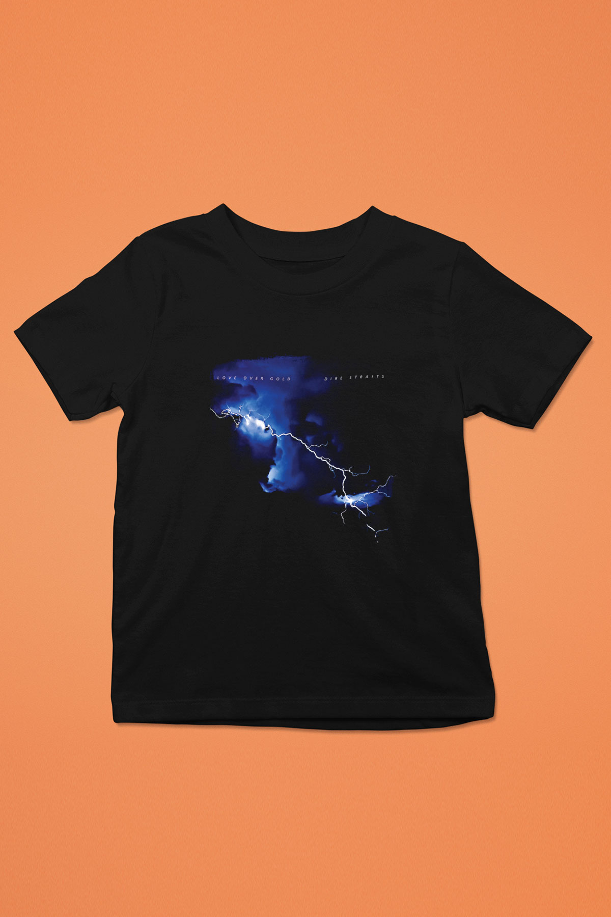 Dire Straits Baskılı Unisex Siyah Çocuk Tişört