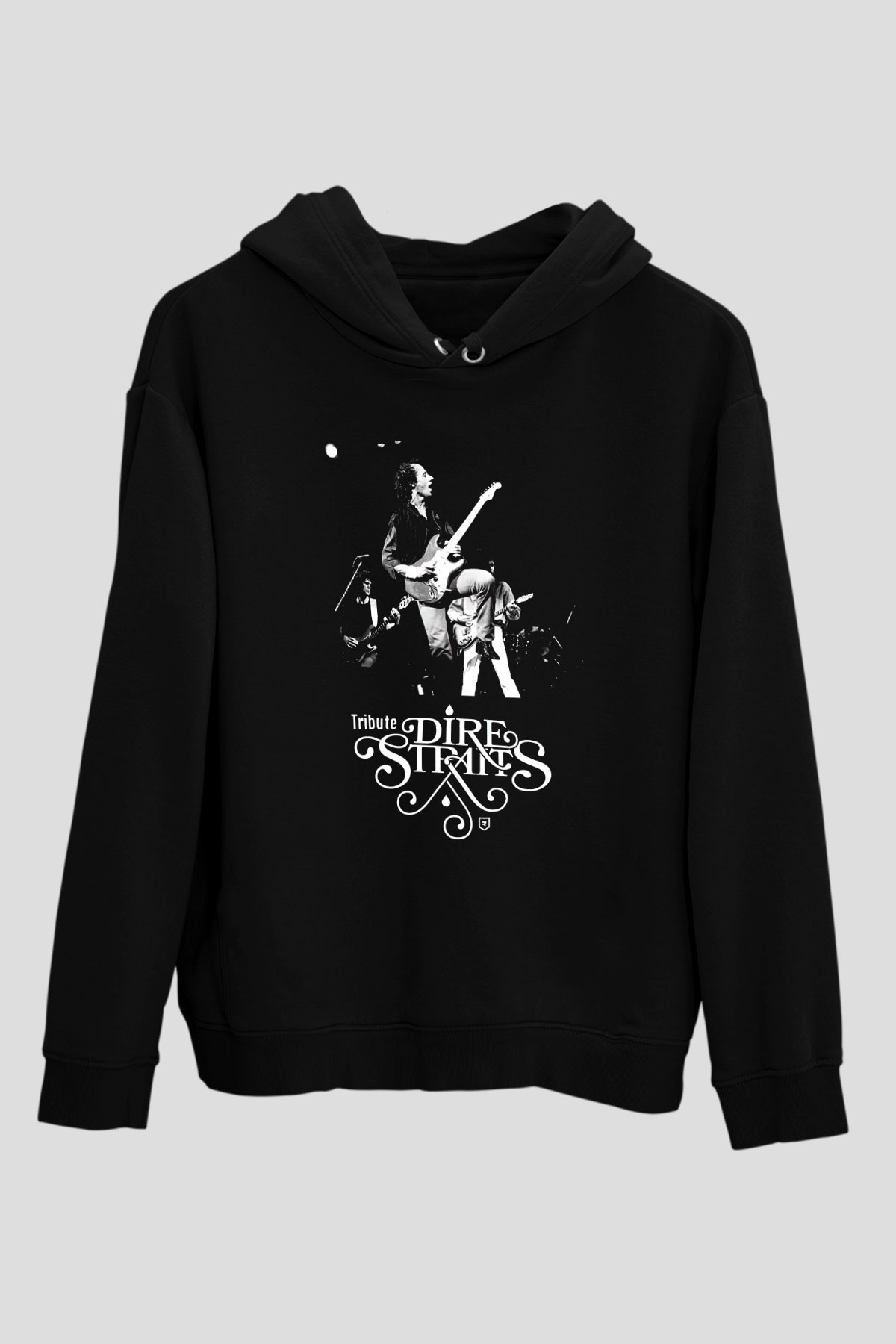 Dire Straits Siyah Unisex Hoodie